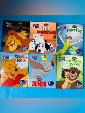 Disney Classic Stories Story Reader Me Reader Book Collection of 6 Hardcover